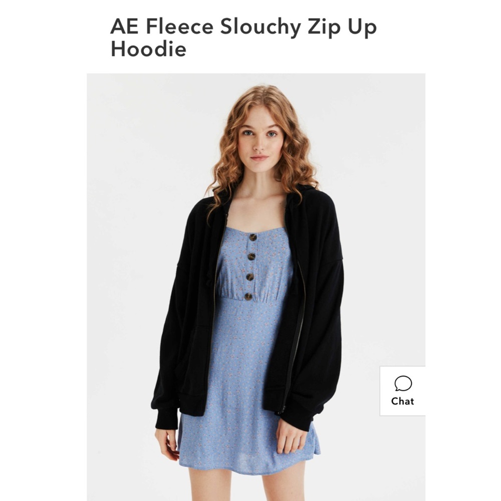 ISO: GREY American Eagle Fleece Slouchy Jacket S